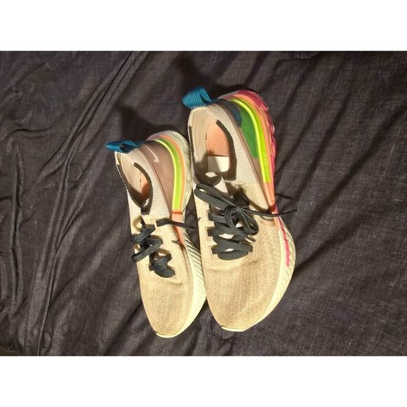 Nike React Size 8 Running Shoes Rainbow Color Womens Euc - Picture 2 of 10